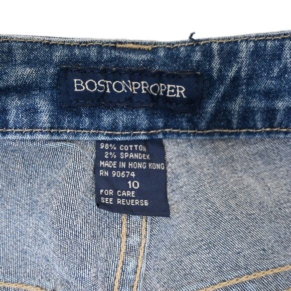 Boston Proper Womens 10 Straight Leg Jeans - Picture 9 of 10